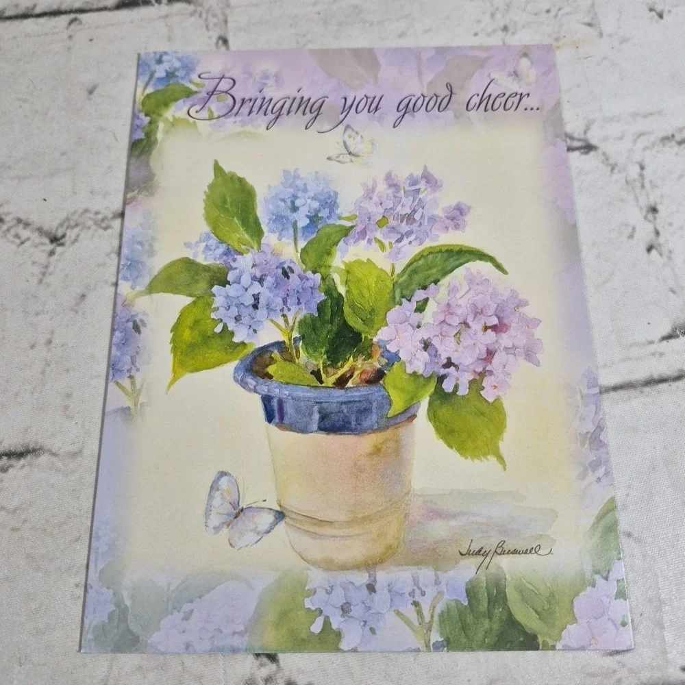 Leanin Tree Judy Buswell‎ Greeting Cards Water Color Floral Lot Assorted